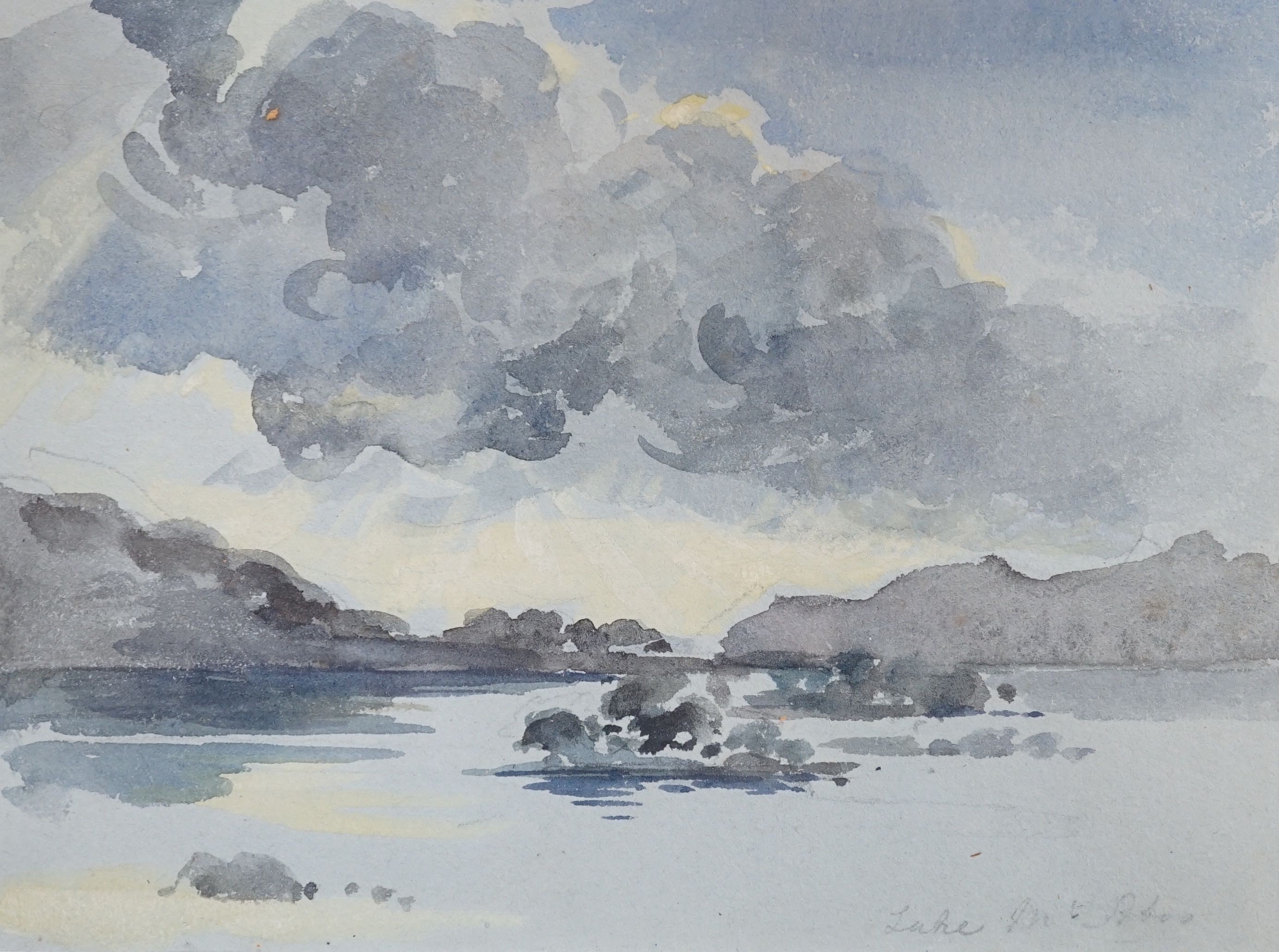 William Carpenter (1818-1899), Nukke Talas, Mount Aboo, watercolour, inscribed in pencil, 12.5 x 16.5cm
